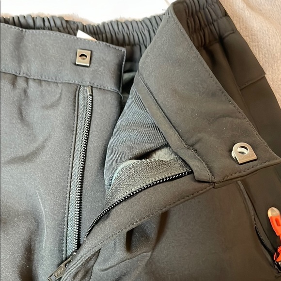 Heathyoga Women's Black Outdoor Snow Pants - Picture 6 of 11